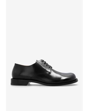 Loewe Leather Derby Shoes - Black