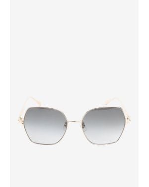 Chopard Ice Cube Hexagonal Sunglasses - Grey