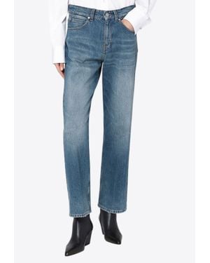 Victoria Beckham Bearnie Faded Jeans - Blue