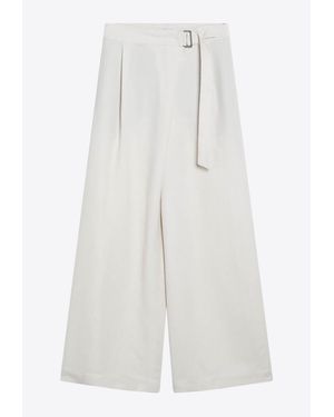 Brunello Cucinelli Tailored Wrap Pants - White