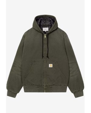 Carhartt Og Active Zip-Up Hooded Jacket - Green