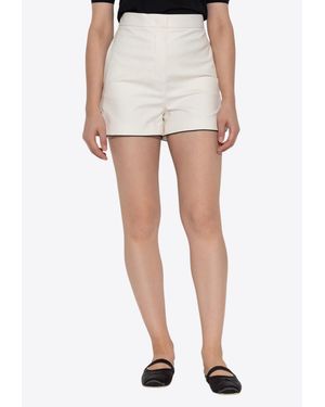 Max Mara Orbita Mini Tailored Shorts - White