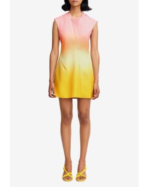 Acler Warfield Mini Ombre Dress - Yellow