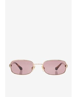 Etro Fine Jewelry Rectangular Sunglasses - Pink