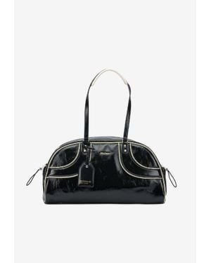 adidas Originals X Wales Bonner Leather Shoulder Bag - Black