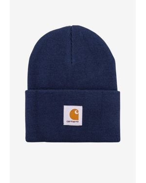Carhartt Watch Logo Beanie - Blue