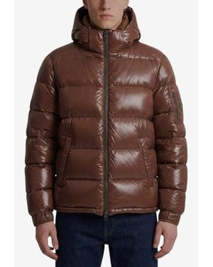 Herno Polar Tech Hooded Down Jacket - Brown