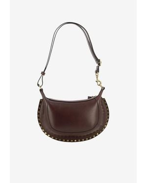 Isabel Marant Small Oskan Moon Shoulder Bag - White