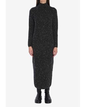 The Row Melani Cashmere Maxi Dress - Black