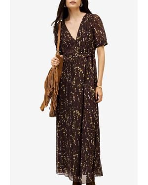 Ba&sh Kriss Printed Maxi Dress - Brown