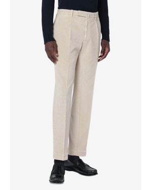 Santaniello Straight-Leg Chino Pants - White