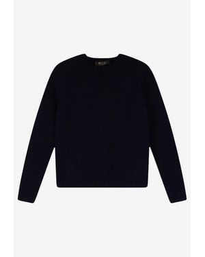 Loro Piana Parksville Cashmere Sweater - Blue