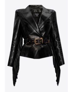Balmain Leather jackets for Women Online Sale up to 81 off Lyst