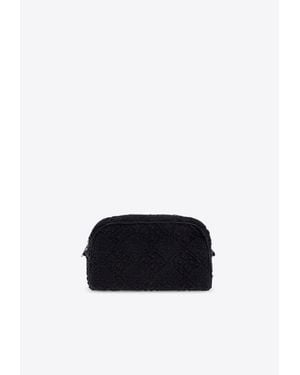 Tory Burch Ella Monogram Terry Pouch Bag - Blue
