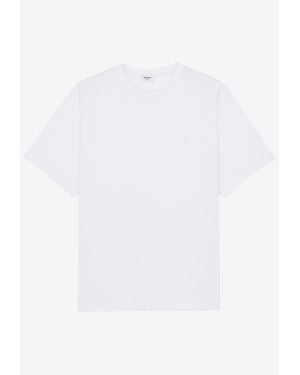 Saint Laurent Mini Cassandre Logo T-Shirt - White