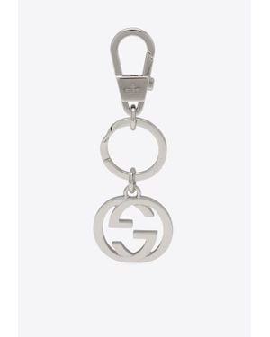 Gucci Gg-Tone Keychain - White