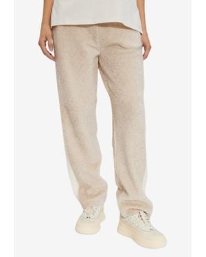 Moncler Drawstring Fleece Track Pants - Natural
