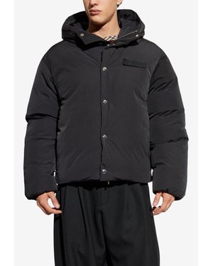 Jacquemus Insulated Hooded Jacket - Black