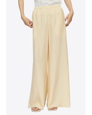 Ruohan Lounge Wide-Leg Pants - Natural