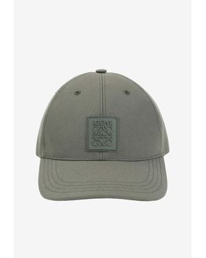 Loewe Anagram Patch Baseball Cap - Green