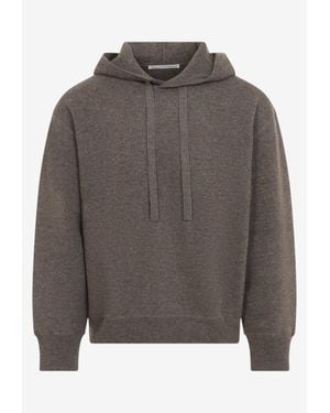 Studio Nicholson Cope Cashmere Hooded Sweatshirt - Gray
