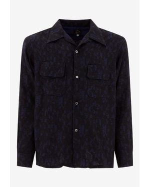 Needles Abstract Jacquard Shirt - Blue