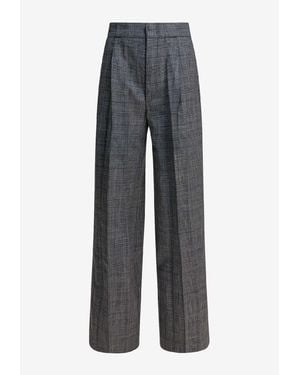 Sa Su Phi Wool Tailored Pants - Gray