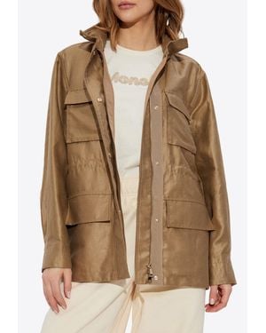 Moncler Agax Field Jacket - Brown