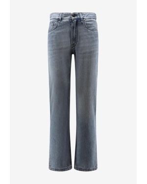Fendi Essential Straight-Leg Jeans - Blue