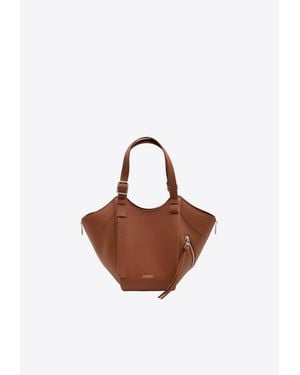 Loewe Hammock Flip Tote Bag - Brown