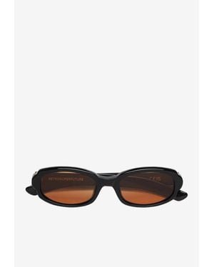 Retrosuperfuture Esatto Oval Sunglasses - White