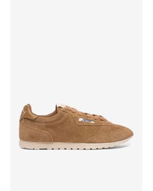 Autry Windspin Low-Top Sneakers - Brown