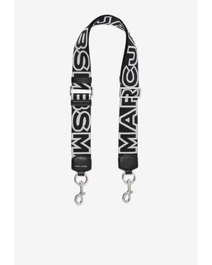 Marc Jacobs Outline Logo Webbing Bag Strap - White