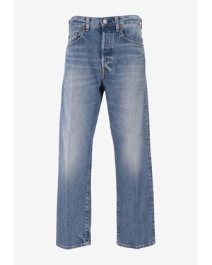 Ralph Lauren Relaxed Washed Denim Pants - Blue