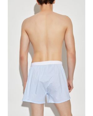 Tom Ford Boxers With A Striped Pattern - Blue