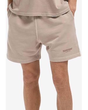 Represent Owner's Club Track Shorts - Natural