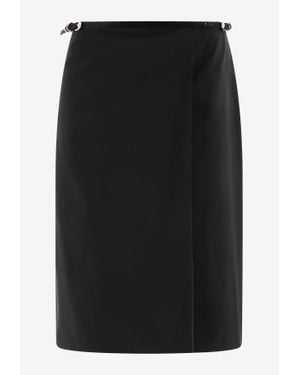 Givenchy Voyou Wrap Skirt - Black