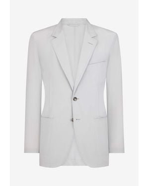 Tom Ford Parachute Single-Breasted Blazer - White