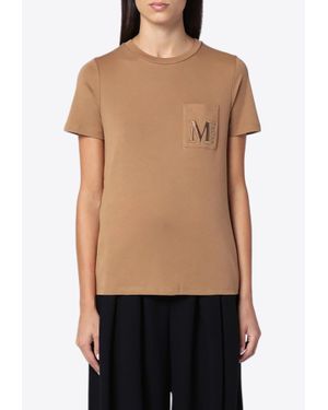 【MAX MARA】Peter embroidered wool T-shirt Peter embroidered wool T-shirt in black - Max Mara | Mytheresa