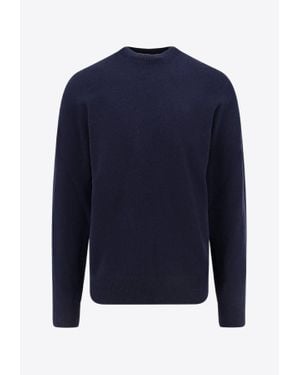 Burberry Ekd Cashmere Jumper - Blue