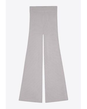 Remain Rib Knit Pants - White