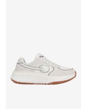 Palm Angels Minster Palm Tree Patch Sneakers - White