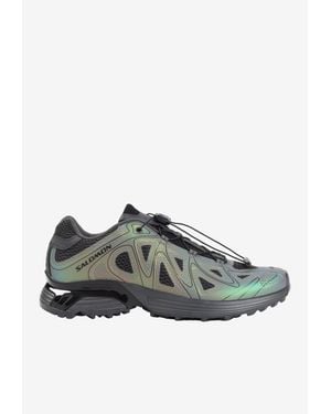 Salomon Xt-Whisper Void Sneakers With Speed Lacing And Mesh Panels - Gray