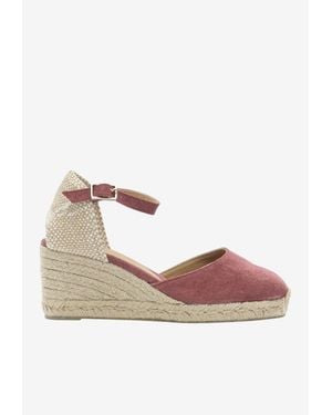 Castañer Carol 70 Wedge Espadrilles - Natural