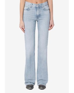 Haikure Flora Basic Flared Jeans - Blue