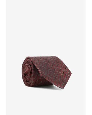 Gucci Horsbit Silk Tie - Purple
