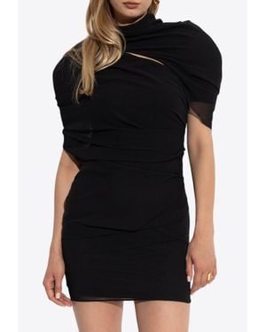 Jacquemus La Castagna Mini Dress - Black