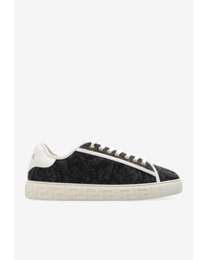 Versace Barocco Greca Sneakers - Black