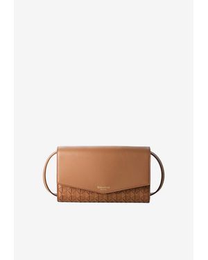 Serapian Mosaico Leather Clutch - White