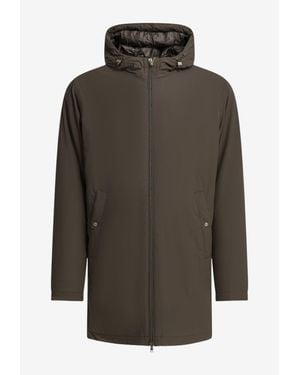Herno Resort Long Down Jacket - Green